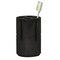 Resin Toothbrush Holder | Compact Multi-Slot Holder for Toothbrushes,Razors & Makeup Accessories | Black